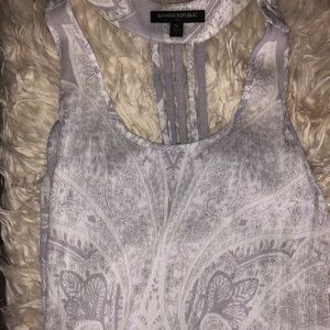 Paisley Banana Republic tank